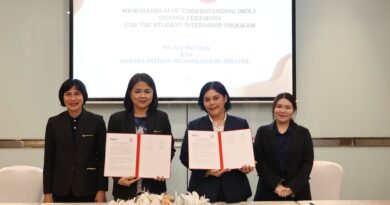 A-TECH PATTAYA ลงนามบันทึกข้อตกลงความร่วมมือ (MOU) กับ โรงแรมฮิลตัน พัทยา